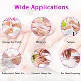 100/180 nagelvijlset, gelnagelvijlen, nagelvijlset, nagelvijl, gelnagelvijl, voor gelnagels, manicure-pedicure, huisdieren (5 stuks, 5 stijlen)