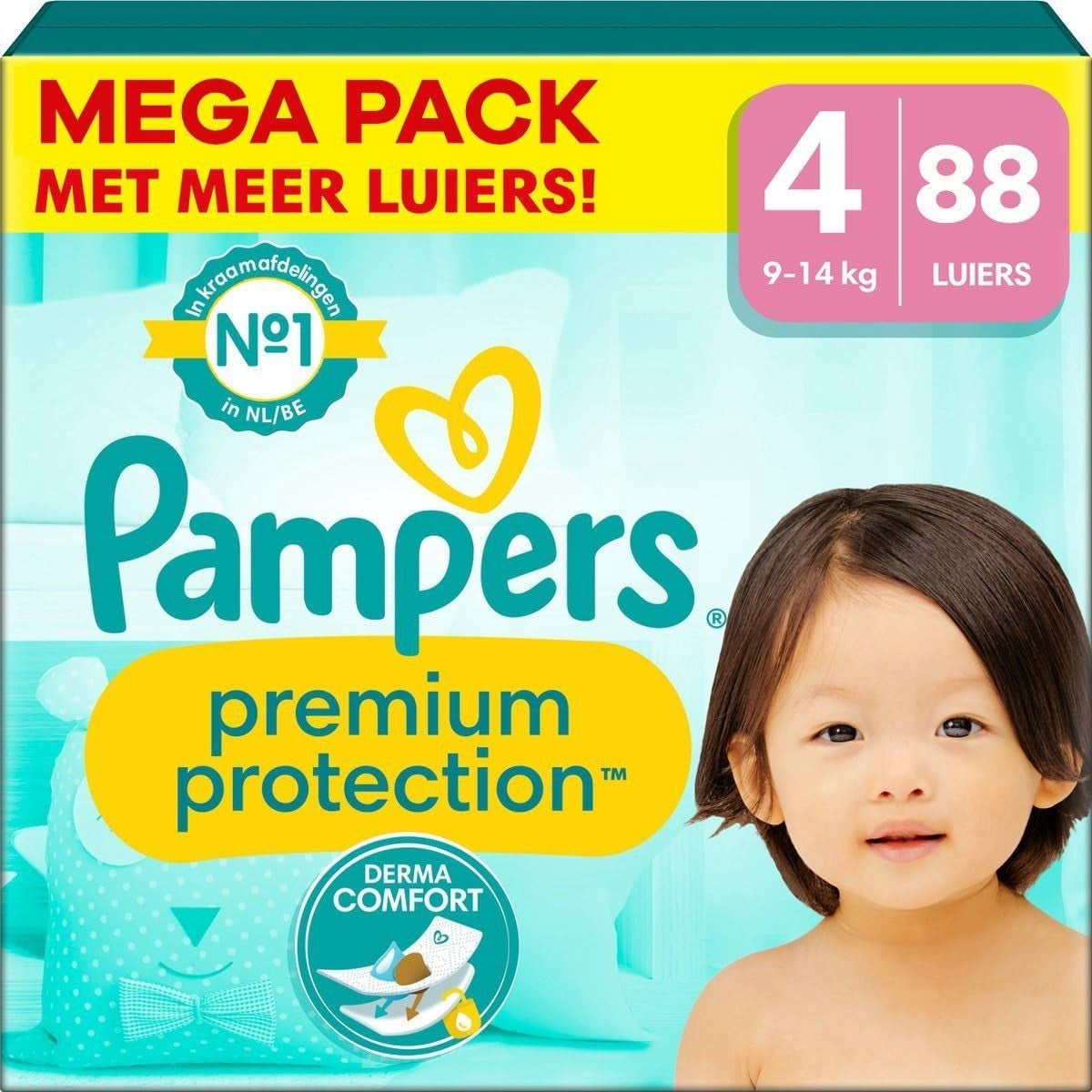 Luiers - Premium bescherming - Maat 4 x 80