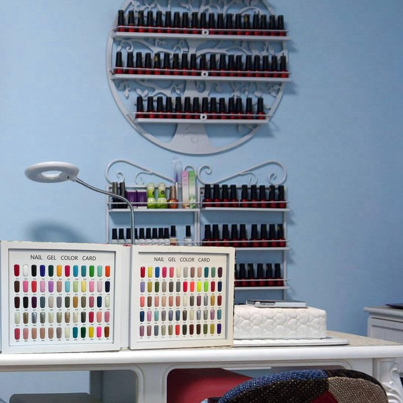 216 kleuren nagellakpalet, nageldisplaystandaard, nagellakkleurenkaartplaten, nagelkleurenkaart, nagellakaccessoires