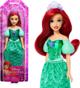 Mattel Disney Princess Ariel-pop, lang stylinghaar, positioneerbaar, afneembare schoenen en hoofdband, Disney-cadeaus, speelgoed voor kinderen vanaf 3 jaar, HLW10