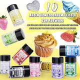 Kicofood, eetbare glitters, 5 gram, diverse kleuren Glitter Naty Shop