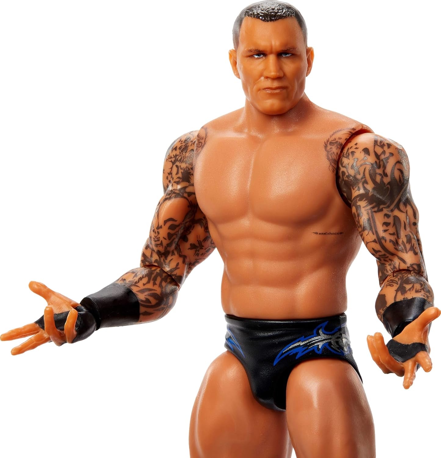 Mattel WWE Randy Orton-actiefiguur, Main Battle-serie #154, ca. 15 cm hoog Verzamelbaar personage met 10 bewegingspunten en realistisch uiterlijk, JCV42, [Multicolor] Actiefiguren Naty Shop