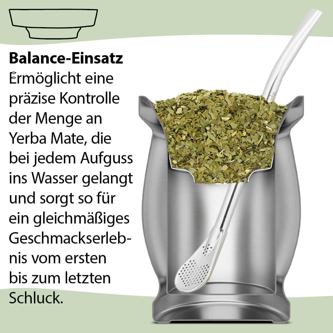 Mate Bio Theeset ● 3 Assortimenten Mate + Dubbelwandige Mate Mok van RVS + Bombilla + Zetinstructies (Zwart)