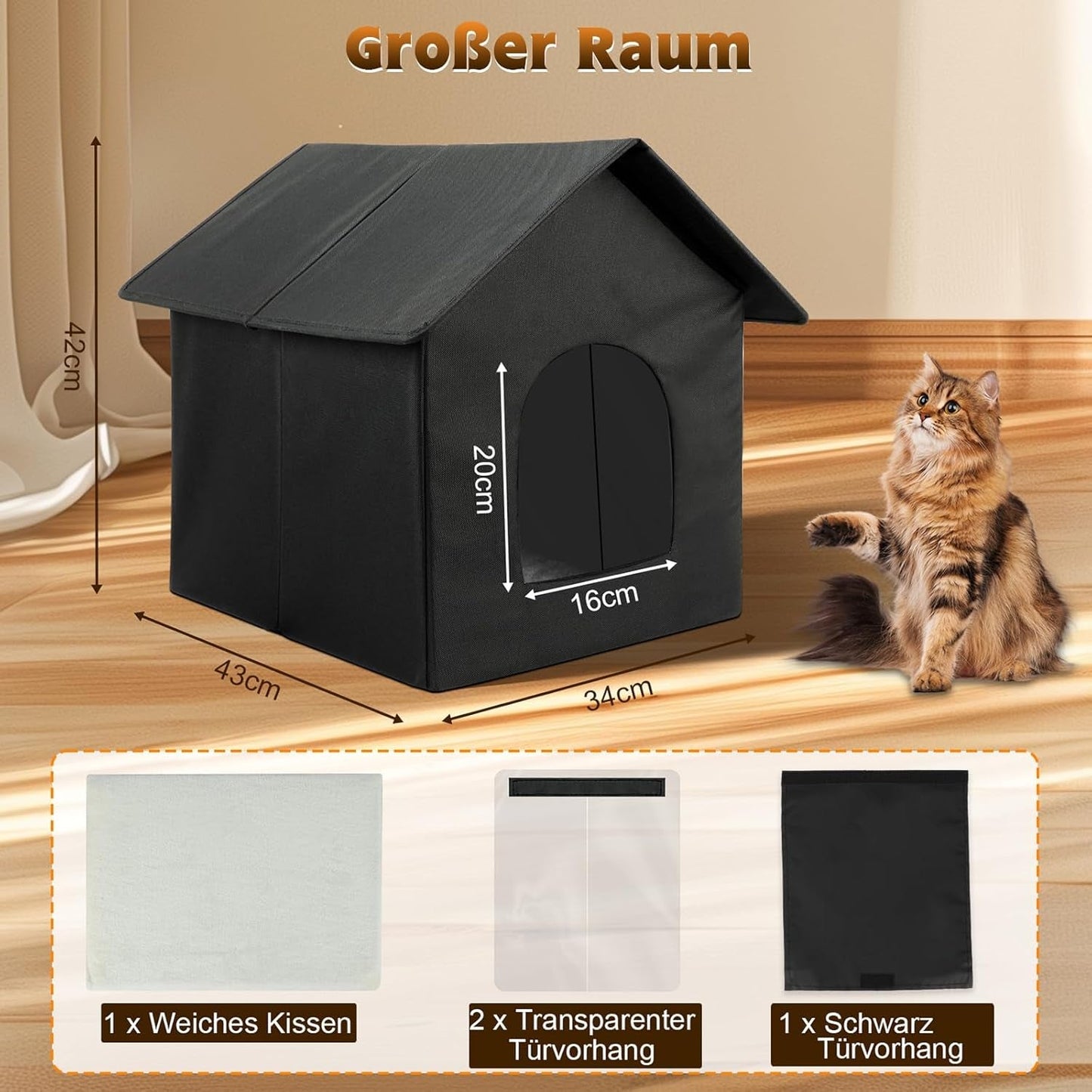 Dekens en meubels, Huisdieren, Grotten & Huizen, Katten, Kattenbedden, Katten - bedden, matrassen