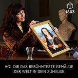 LEGO Art Mona Lisa, set voor volwassenen, Leonardo Da Vinci schilderij om op te hangen, creatieve activiteit voor mannen en vrouwen, cadeau voor kunstliefhebbers, Italiaanse renaissancekunst 31213 Bouwsets Besuche in LEGO-Store