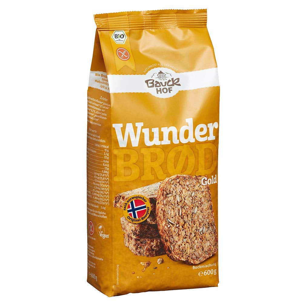 Wunderbrød Goud, 600 g Naty Shop 600 g (1e verpakking)