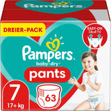 Pampers Baby-Dry luiers, maat 8, 43 luiers, vanaf 19 kg, Jumbo+ pak