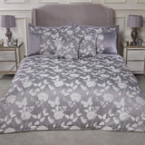 Emma Barclay Butterfly Meadow dekbed voor kingsize bed, 100% polyester, crème Naty Shop dekbedden en dekbedden Zilver Super King