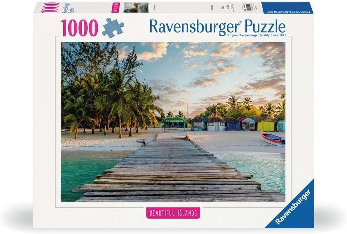 Ravensburger Puzzel Beautiful Islands 16912 - Caribisch eiland - Legpuzzel van 1000 stukjes voor volwassenen en kinderen vanaf 14 jaar Puzzel Naty Shop Nieuw ontwerp