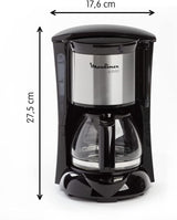 FG150813 Subito koffiezetapparaat, 6 kopjes, Zwart/RVS