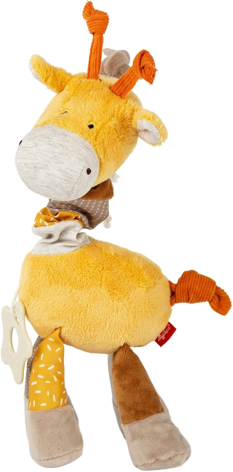 SIGIKID 40104 Actieve vis Baby Activity PlayQ Speelgoed voor kinderen meisjes en jongens aanbevolen vanaf 3 maanden veelkleurig Bebe Toys Naty Shop Geel/beige/giraffe