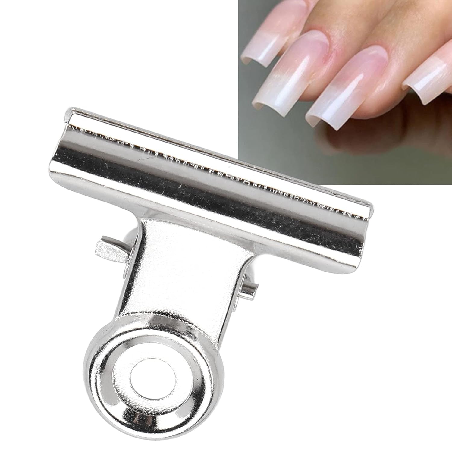 10 stuks nagelclips metalen clip nagelverlengingsclip nail art tool glasvezel fixer nagelkunstaccessoires duurzaam praktische uitrusting thuis doe-het-zelf salon