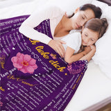 Cadeaus voor mama, jubileumcadeau voor koppels, naast vrouwen, echtgenoten, zussen en moeders, veiligheid Ideaal voor Moederdag, Valentijnsdag en Kerstmis 50"X60" bedden en dekens Yasrlvun