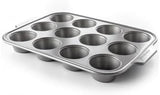 Kitchenaid Gealuminiseerd Stalen Bakvormen Muffinbak Antiaanbaklaag Ovenbestendig Vaatwasmachinebestendig Grijs Naty Shop Bakpannen & Dienbladen
