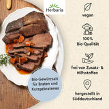 Herbaria Himmel auf Erden bio 100g M-Dose – fertiges Bio-Gewürzsalz für Rind-, Kalb- en Schweinefleisch als Braten of Kurzgebratenes – in nachhaltiger Aromaschutz-Dose