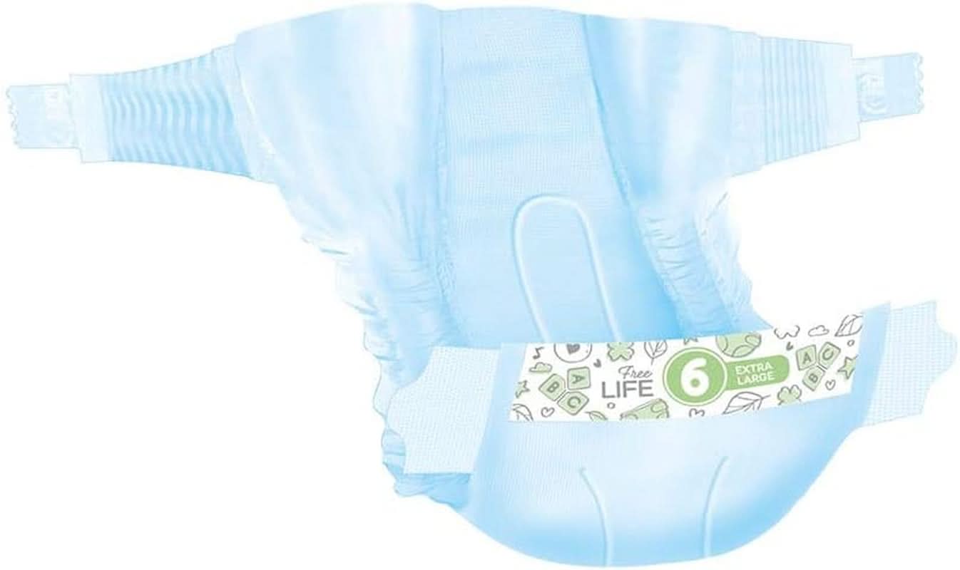 Freelife Baby Cash Luier, Größe 6 (18 Kg en +), 1 X 35 = 35 Luier Naty Shop
