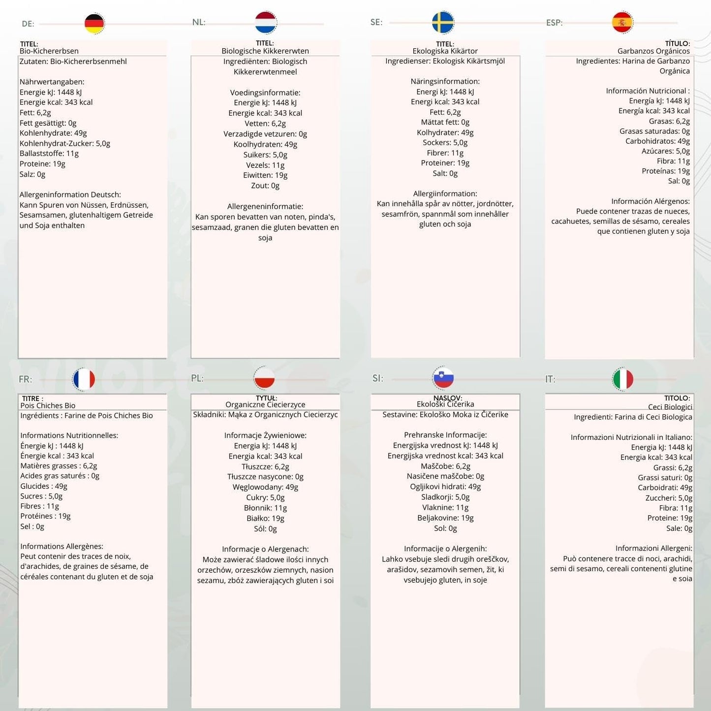 Wholefood Earth biologische kikkererwten 3 kg | Niet-GMO | Veganistisch | Rijk aan vezels | Rijk aan eiwitten | Gecertificeerd biologisch
