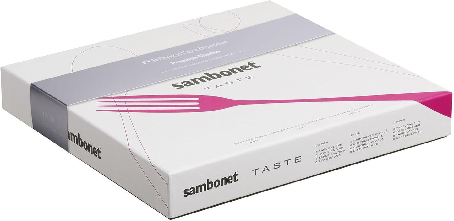 Sambonet 52553G81 - Taste Golden bestekset 24-delig Kitchen Naty Shop