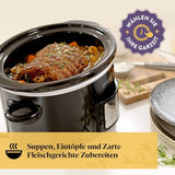 Crockpot digitale slowcooker, 3,5 L (3 tot 4 personen), CSC113X Slowcooker Naty Shop