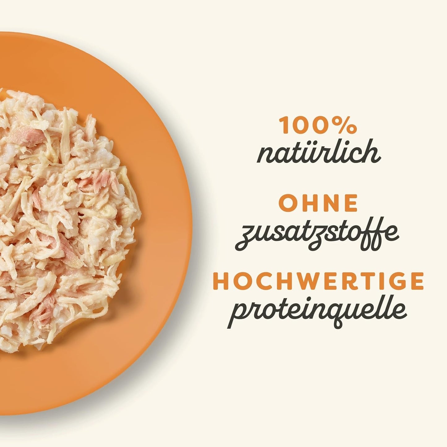 Applaws 100% natuurlijke Nassfutter für Katzen, Hühnerbrust mit Tunfischfilet in Brühe - Verpakking met 12 x 70g Beuteln