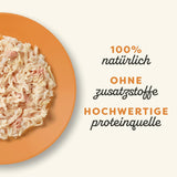 Applaws 100% natuurlijke Nassfutter für Katzen, Hühnerbrust mit Tunfischfilet in Brühe - Verpakking met 12 x 70g Beuteln