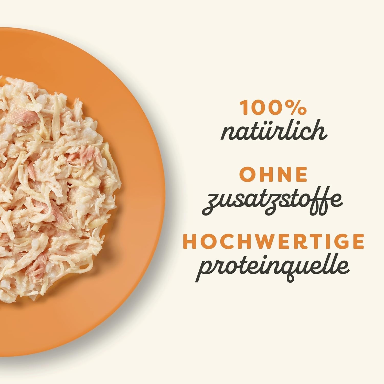 Applaws 100% natuurlijke Nassfutter für Katzen, Hühnerbrust mit Tunfischfilet in Brühe - Verpakking met 12 x 70g Beuteln