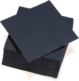 - Tex Touch papieren servetten - Zwart - Fsc®-gecertificeerde servetten - Recyclebaar en biologisch afbreekbaar - Set van 40 grote zwarte servetten 38 X 38 Cm
