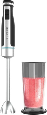 Cecotec Handmixer Powergear 1500 - Klingen Aus Titanium Beschichtung, 21 Geschwindigkeitsstufen, 1500 W, Inclusief Glas Met Deckel. (Schwarz Und Edelstahl, XL) Keuken Naty Shop 1 Zubehör