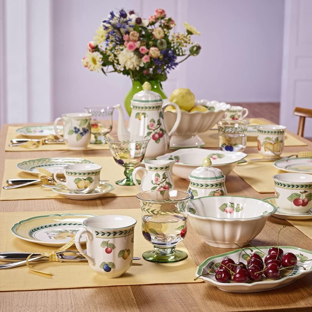 Villeroy & Boch French Garden Fleurence Melkmok, 250 ml, Premium porselein, wit/veelkleurig 1022810760 Maat L (34-36)