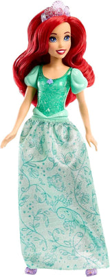 Mattel Disney Princess Ariel-pop, lang stylinghaar, positioneerbaar, afneembare schoenen en hoofdband, Disney-cadeaus, speelgoed voor kinderen vanaf 3 jaar, HLW10