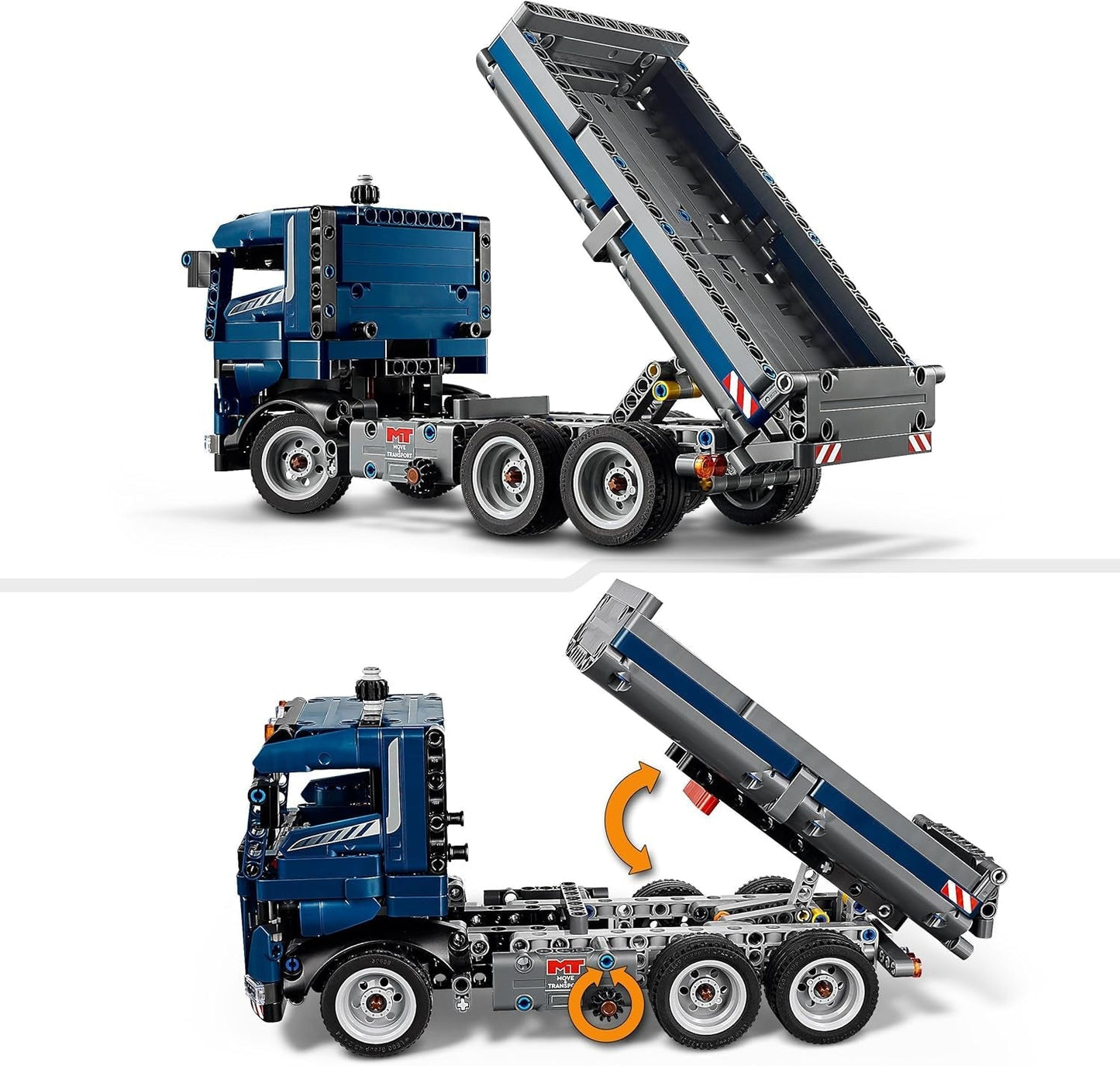 LEGO Technic Dump Truck speelgoed met stuur en beweegbare dumptruck - blauw bouwvoertuig - cadeau-idee voor verjaardagen of feestdagen - bouwset voor jongens en meisjes vanaf 9 jaar 42203 Bouwsets Besuche den LEGO-Store