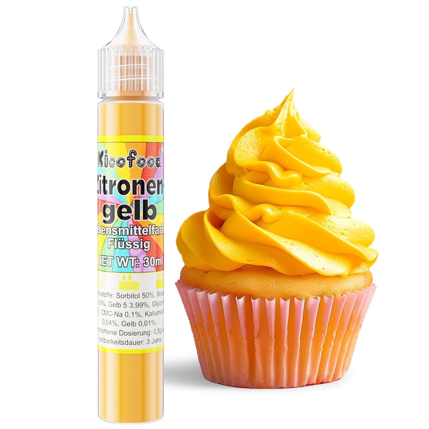 Kleurstof voor levensmiddelen - 30 ml hooggeconcentreerde vloeibare kleurstof voor levensmiddelen, kleurstof voor taartdecoratie, handwerk, airbrushen, doe-het-zepen (Druivenviolet)