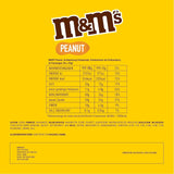 M&M's Pinda Chocolade Bulkverpakking 24 x 45g Chocolade Pinda Smaak Linzen Chocolade Cadeau (1080g) Ideaal als traktatie met voetbalthema