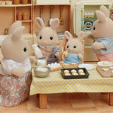 L5567 NIEUW Startershuis, veelkleurig L5706 Milk Bunny Family - poppenhuisfiguren