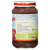 Biologische peer met blauwe bessen, na 4 maanden, 190g