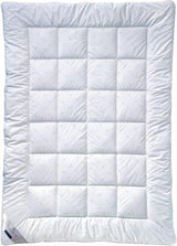 Billerbeck E21 King Fiber Dekbed - Verfijnd Aloë Vera Fiber Dekbed - 135 X 200 Cm All Season Dekbed Met Medium Warmte, Wit Naty Shop Dekbedden & Quilts Eenpersoons 135 X 200 Cm Warm (W)