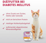 animonda INTEGRA PROTECT Diabetes met gevogelte (16 x 100 g), natvoer voor katten met diabetes, dieetvoeding voor katten met diabetes, natvoer zonder suiker