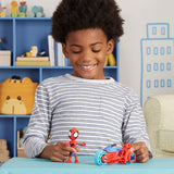SPIDEY en ZIJN GEWELDIGE VRIENDEN Marvel Spidey motorfietsfiguurspeelgoed voor jongens en meisjes vanaf 3 jaar Actiefiguren Naty Shop