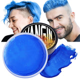 Groene tijdelijke haarverf, styling haarkleur voor mannen vrouwen, natuurlijke haarpommade, haarverfwas voor feest, cosplay en Halloween, Kerstmis, crème tijdelijke haarverf (100 g, groen) Naty Shop haarverf blauw 1G (1 pak)