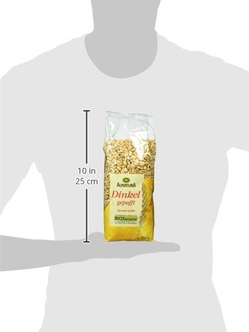 Bio Dinkel Gepuft, 200G Granen Naty Shop