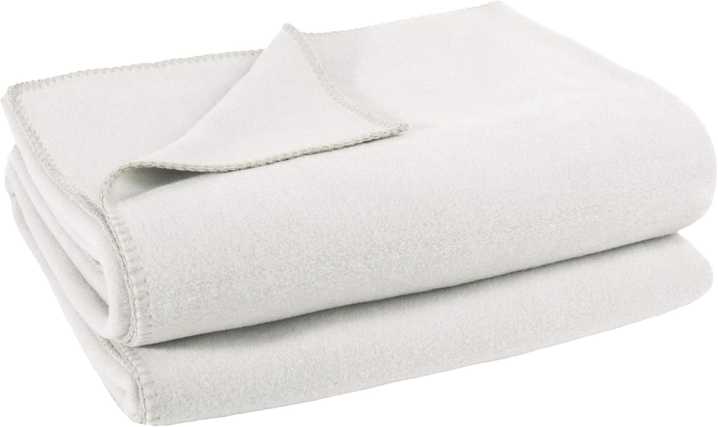 Zoeppritz deken in kleur: Rood, Gemaakt van 65% Polyester, 35% Viscose, Afmeting: 160X200 Cm, 103291-235-160X200 Zoeppritz Bedden en Hoezen Sinds 1828 010 Offwhite 160X200 Cm