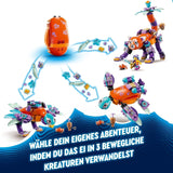 LEGO Dreamzzz 3-in-1 Izzies droomdieren, magisch ei met minifiguren van Izzy en Dizzy en dierenfiguren, fantasiespeelset, cadeau voor meisjes en jongens vanaf 8 jaar 71481 Bouwsets Besuche den LEGO-Store