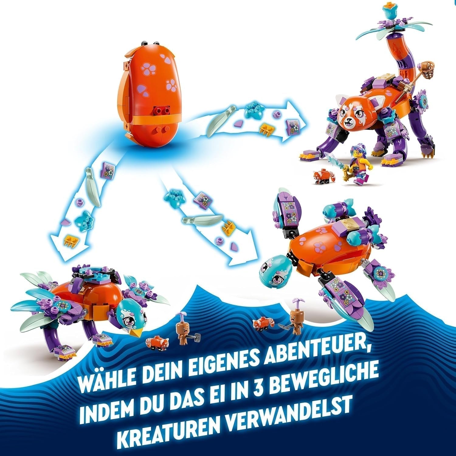 LEGO Dreamzzz 3-in-1 Izzies droomdieren, magisch ei met minifiguren van Izzy en Dizzy en dierenfiguren, fantasiespeelset, cadeau voor meisjes en jongens vanaf 8 jaar 71481 Bouwsets Besuche den LEGO-Store