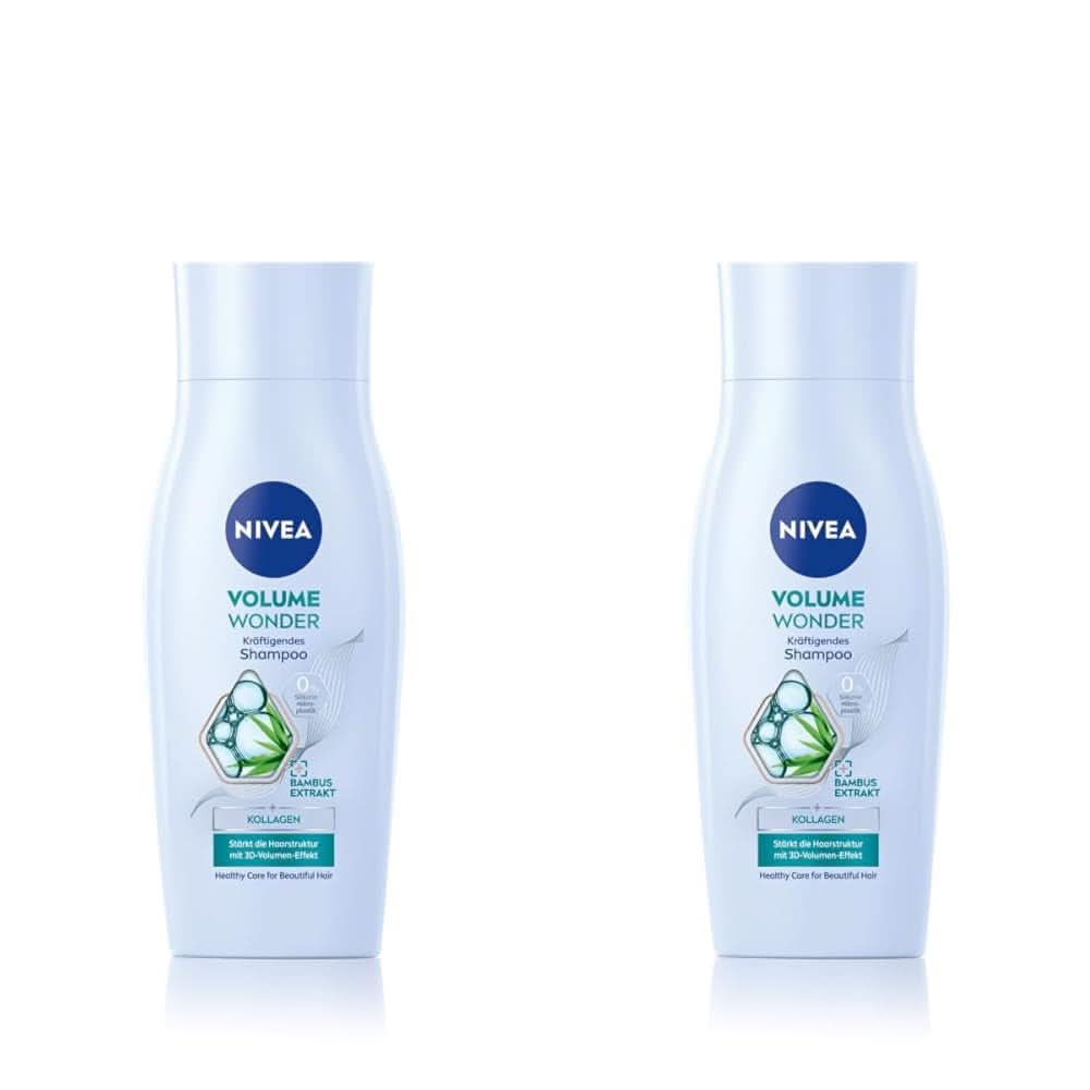NIVEA Volume Wonder Versterkende shampoo, volumeshampoo, 50 ml Douche en bad Naty Shop 2 x 50 ml