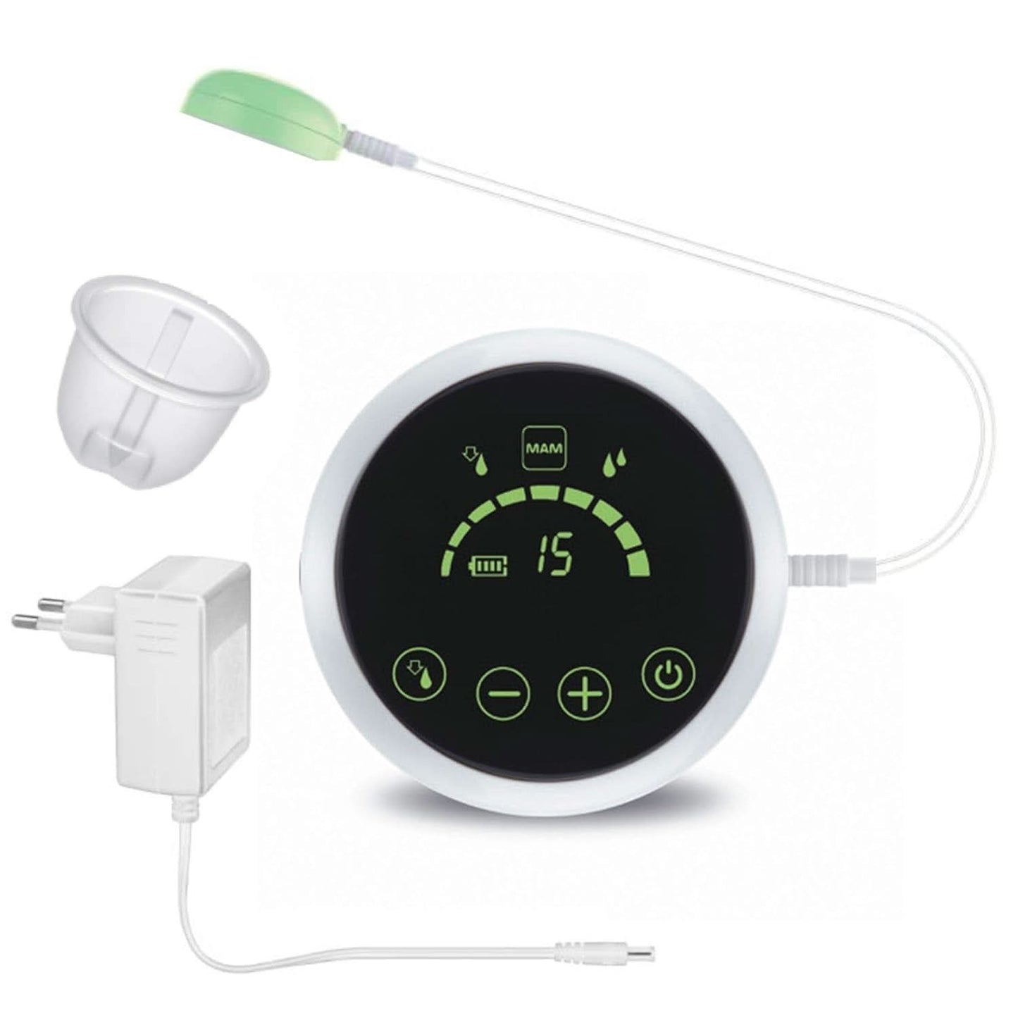 MAM handborstkolf - comfortabele en compacte borstkolf voor moedermelk inclusief 1 antikrampjesfles MAM Easy Start Accessoires Voeding en borstvoeding Baby Naty Shop Upgradeset voor handmatige borstkolf