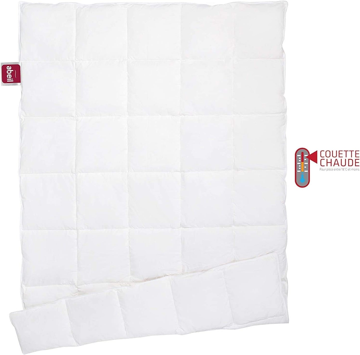 Abeil Premium Ultima Comfort dekbed van perkalkatoen, 200 x 200 cm Dekbedden en dekbedden Naty Shop