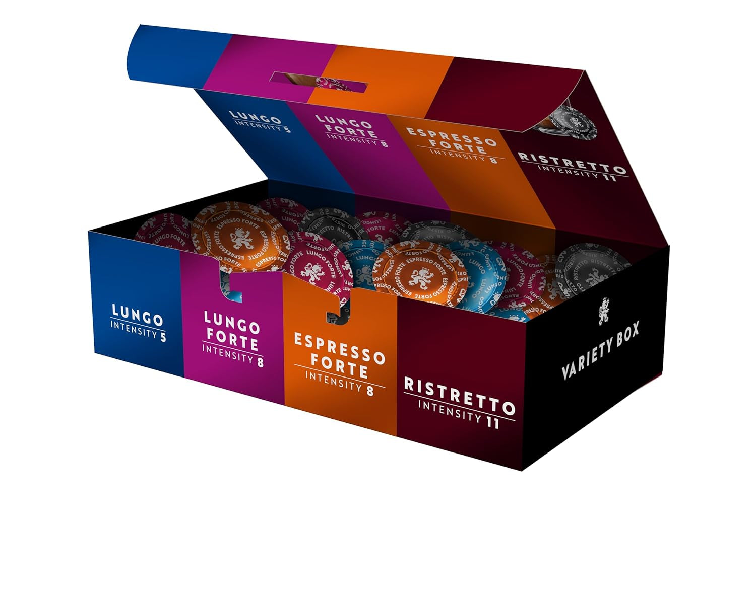 Café Royal Professional Pads, Variety Box, 40 Nespresso (R) Professional-compatibele pads voor kantoor en gastronomie, Rainforest Alliance gezertifiziert, 100 Prozent Arabica Kaffee