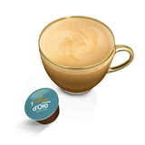 NESCAFÉ Dolce Gusto Dallmayr Prodomo, XXL-Vorratsbox, 90 Kaffeekapseln (3 x 30 Kapseln) & Dallmayr Crema d'Oro Caffè Latte (48 Kaffeekapseln, 48 Getränke, cremig&ausgefungen) 3er-pakket (3 x 16 Kapseln)