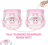 Luiers met print voor volwassenen 5500-5800 ml, 10 stuks - Baby Usagi (XL)