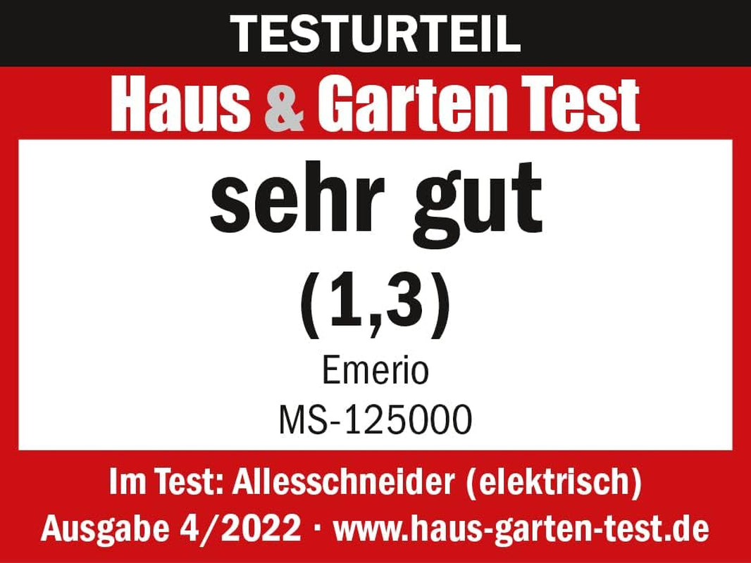 Emerio allessnijder "Made in EU" MS-125000, roestvrijstalen mes gemaakt in Duitsland, verstelbaar 0-17 mm, 100 W Shredders en Slicers Naty Shop